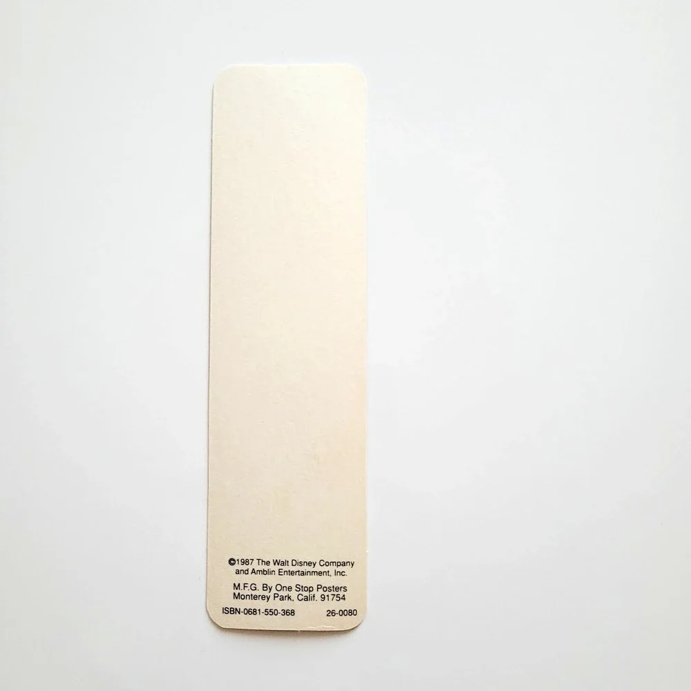Vintage 80s Roger Rabbit Bookmark ToonTown haircut, 1987 Disney One Stop 26-0080